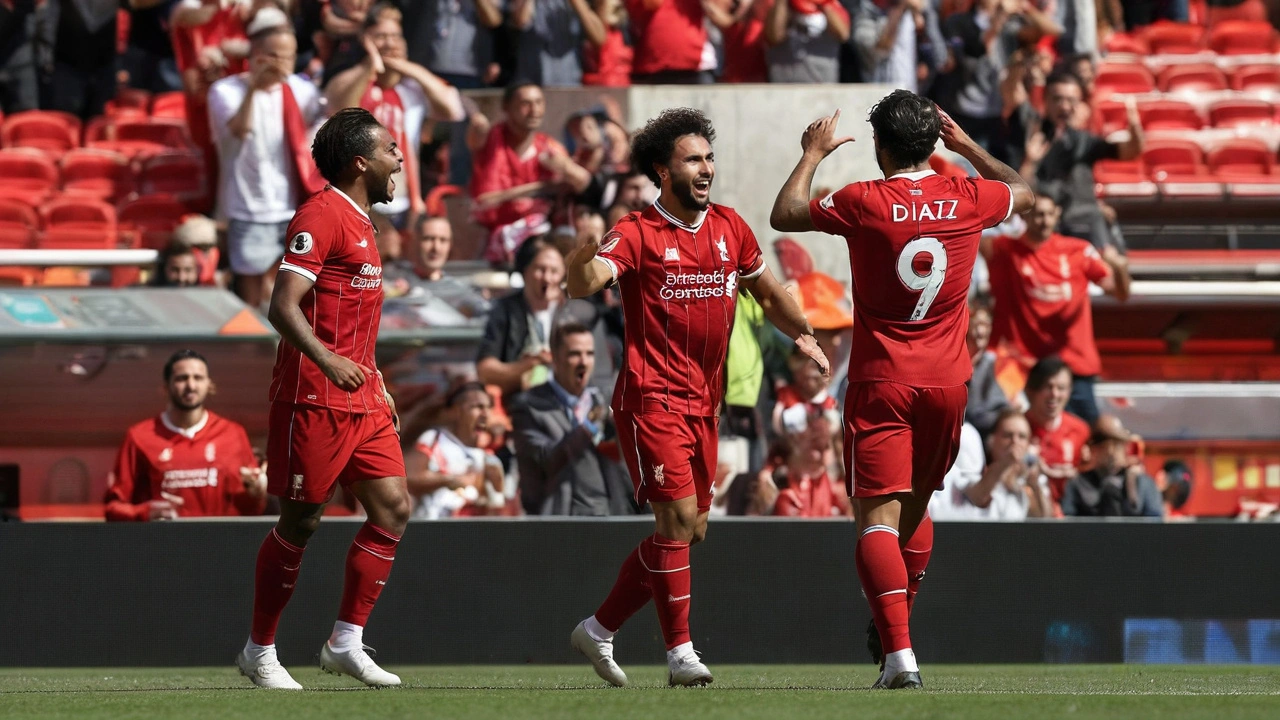 Luis Díaz Brilha em Goleada do Liverpool Sobre o Sevilla em Último Amistoso Antes da Premier League