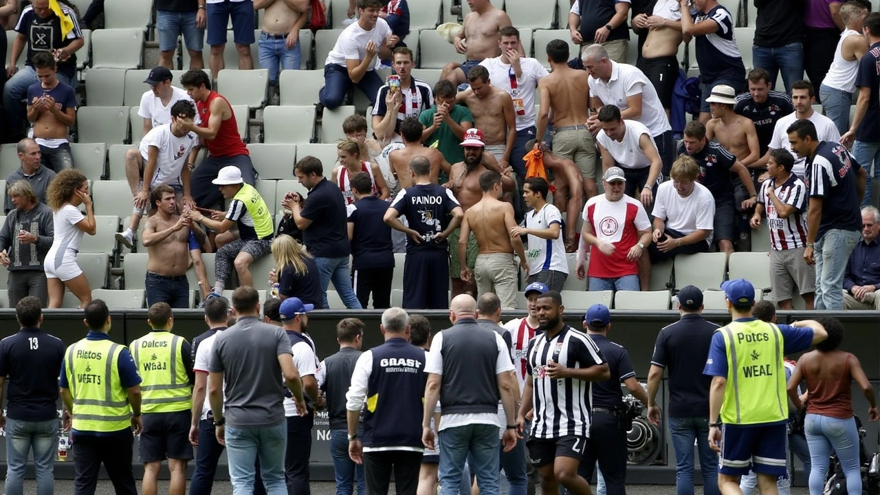 Fotógrafo sofre severos ferimentos por bomba durante final da Copa do Brasil em Belo Horizonte