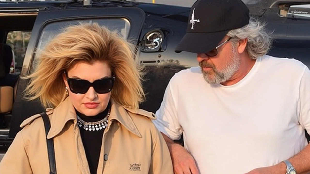 Debora Bloch brinca com chegada de Lady Gaga e lotação de fãs no Galeão
